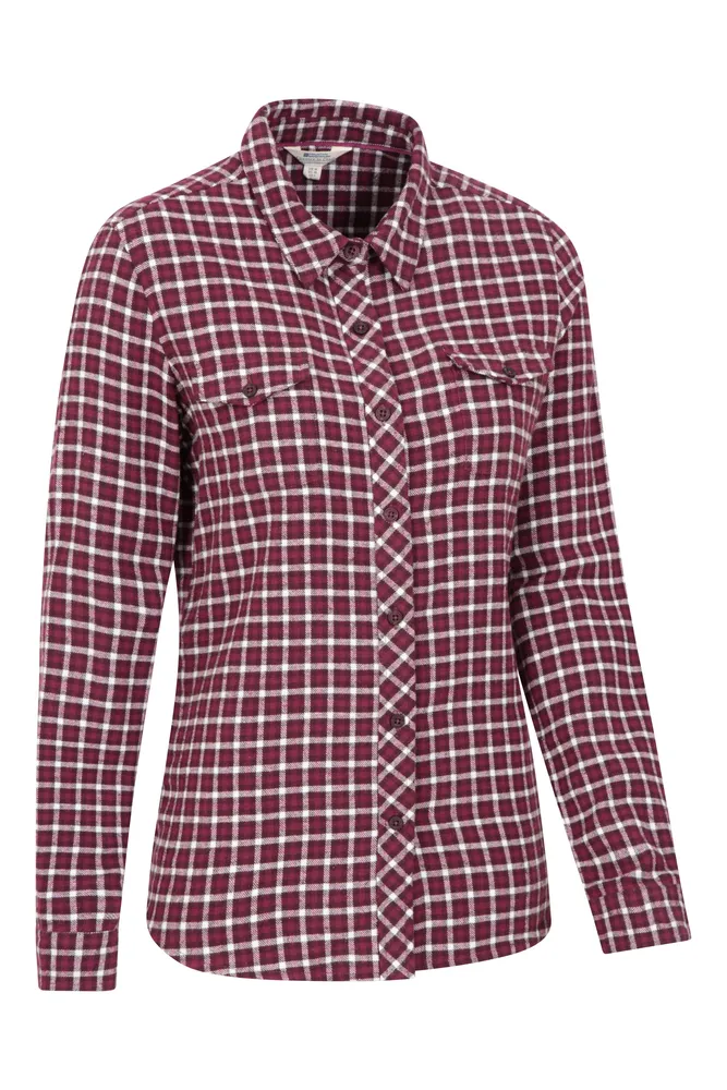 Willow Brushed Flannel Womens Shirt