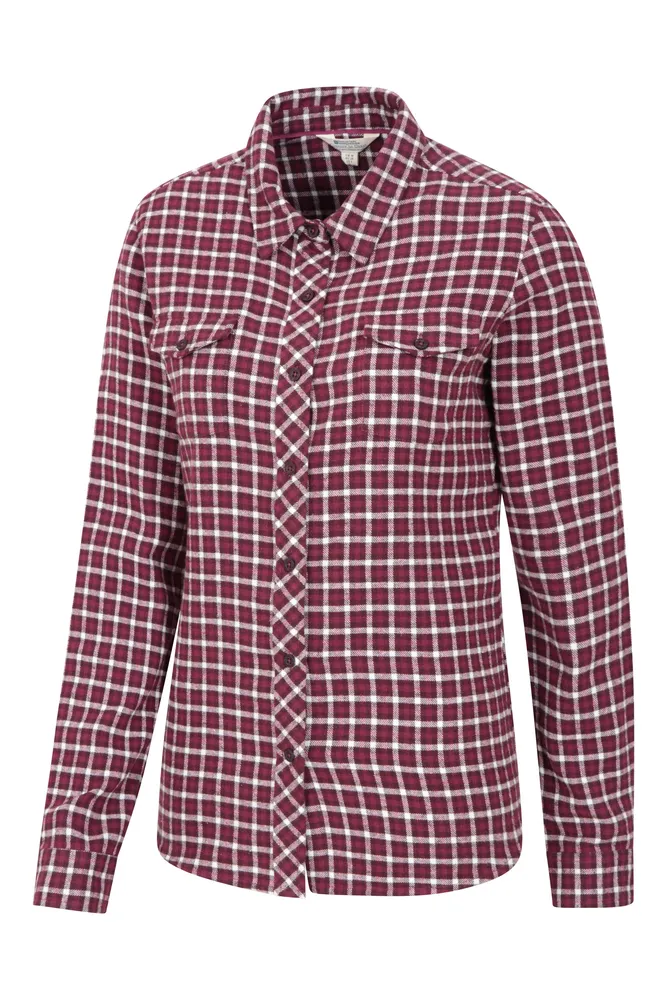 Willow Brushed Flannel Womens Shirt