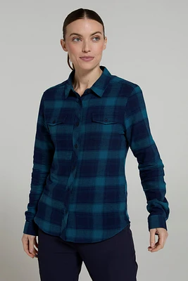 Willow Brushed Flannel Womens Shirt