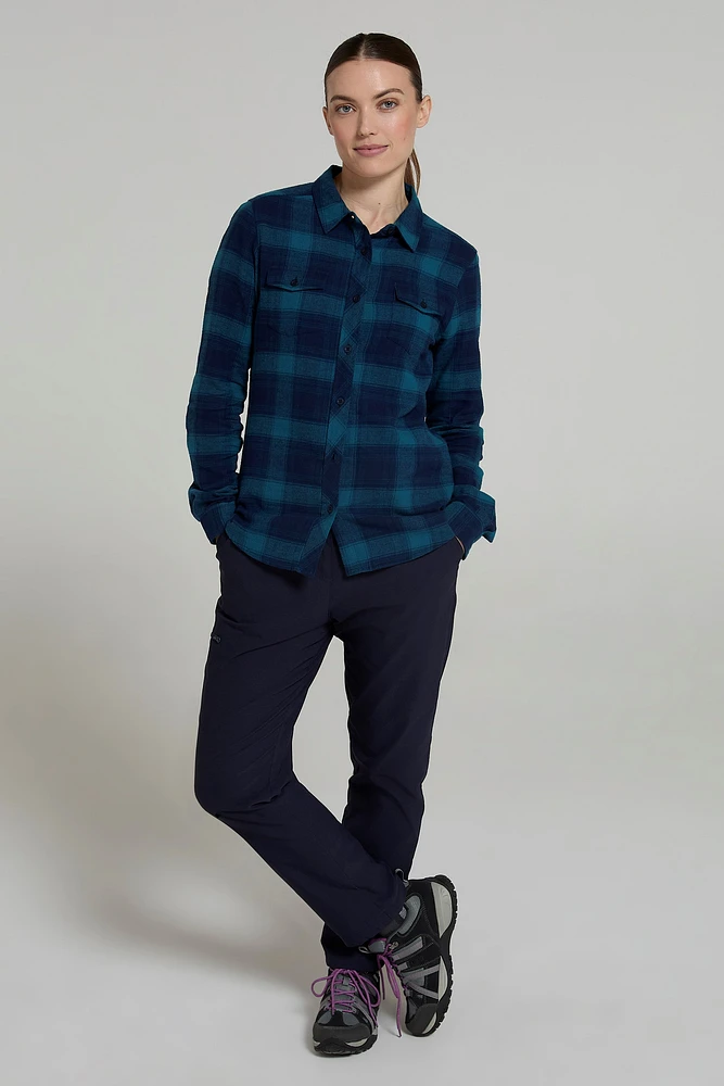Willow Brushed Flannel Womens Shirt