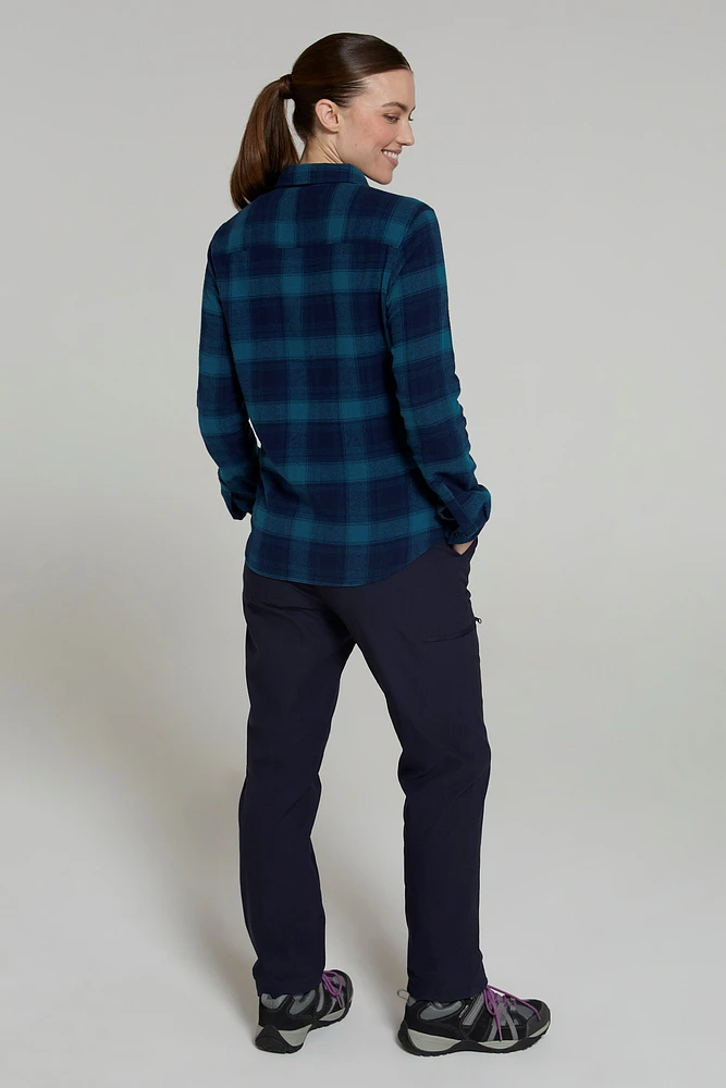 Willow Brushed Flannel Womens Shirt