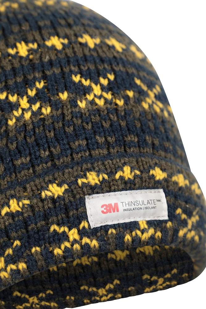 Thinsulate Fairisle Mens Beanie