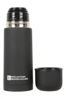 Double Walled Rubber Finish Flask - 12oz