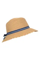 Gardening Womens Straw Sun Hat with Bow