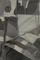 Mens Camo Cargo Shorts