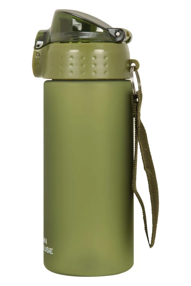 Mountain Warehouse BPA Free Printed Flip Lid Kids Bottle - 12 oz - Green | Size One