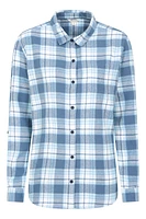 Balsam Womens Brushed Long Line Flannel Shirt