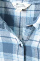 Balsam Womens Brushed Long Line Flannel Shirt