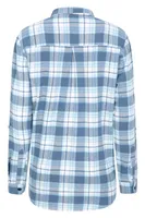 Balsam Womens Brushed Long Line Flannel Shirt