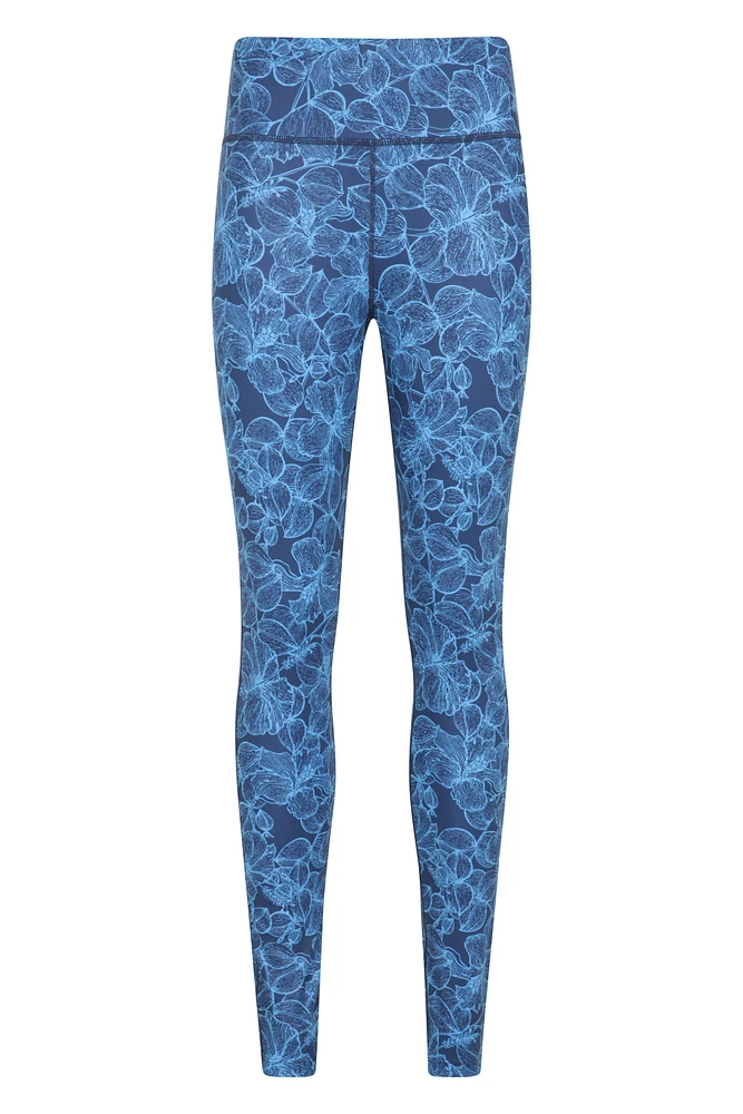 Patterned Womens High Rise Leggings