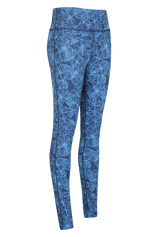 Patterned Womens High Rise Leggings