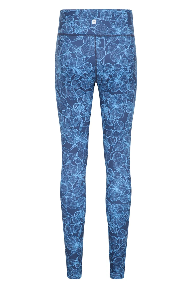 Patterned Womens High Rise Leggings
