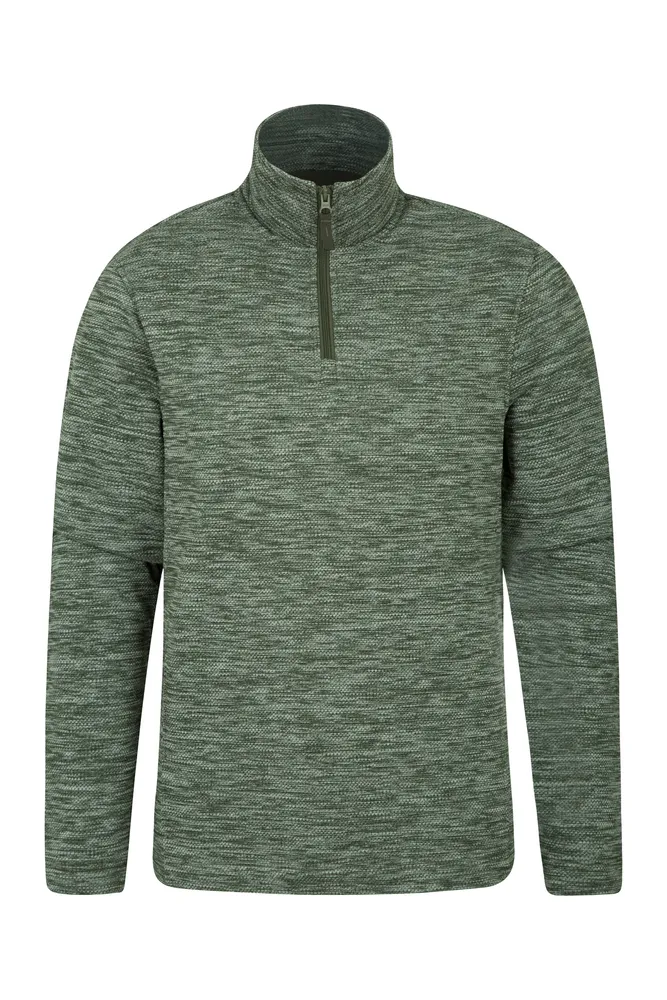 Idris Textured Mens Fleece