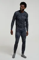 Talus Mens Printed Thermal Top