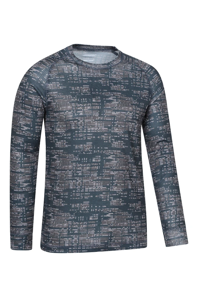 Talus Mens Printed Thermal Top