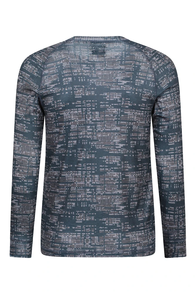 Talus Mens Printed Thermal Top