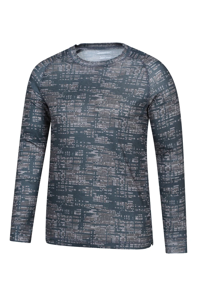 Talus Mens Printed Thermal Top
