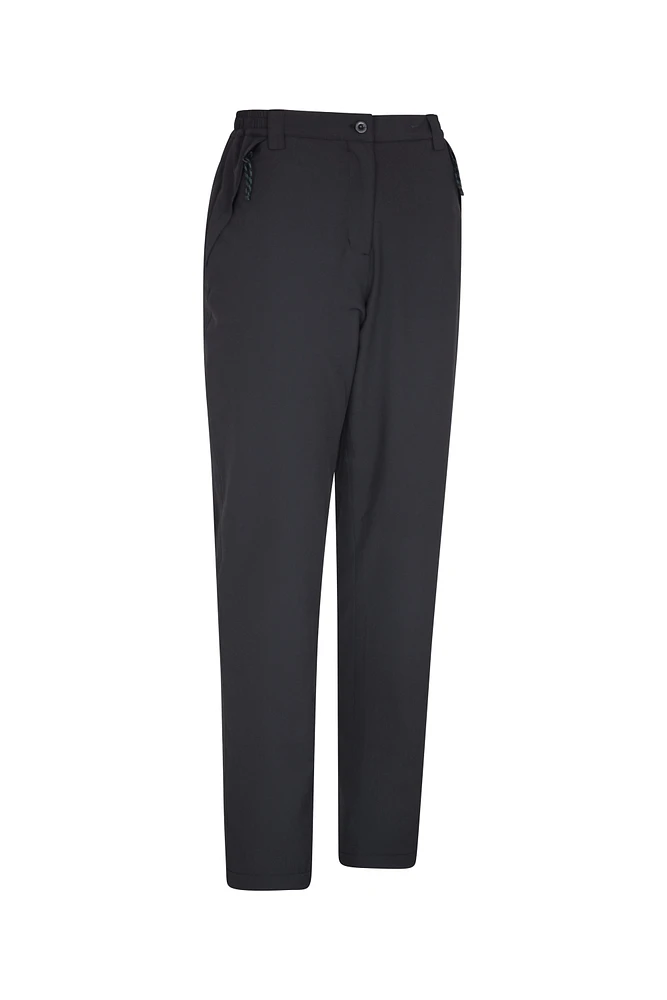 Arctic Fleece Lined Womens Stretch Pants - Short Length