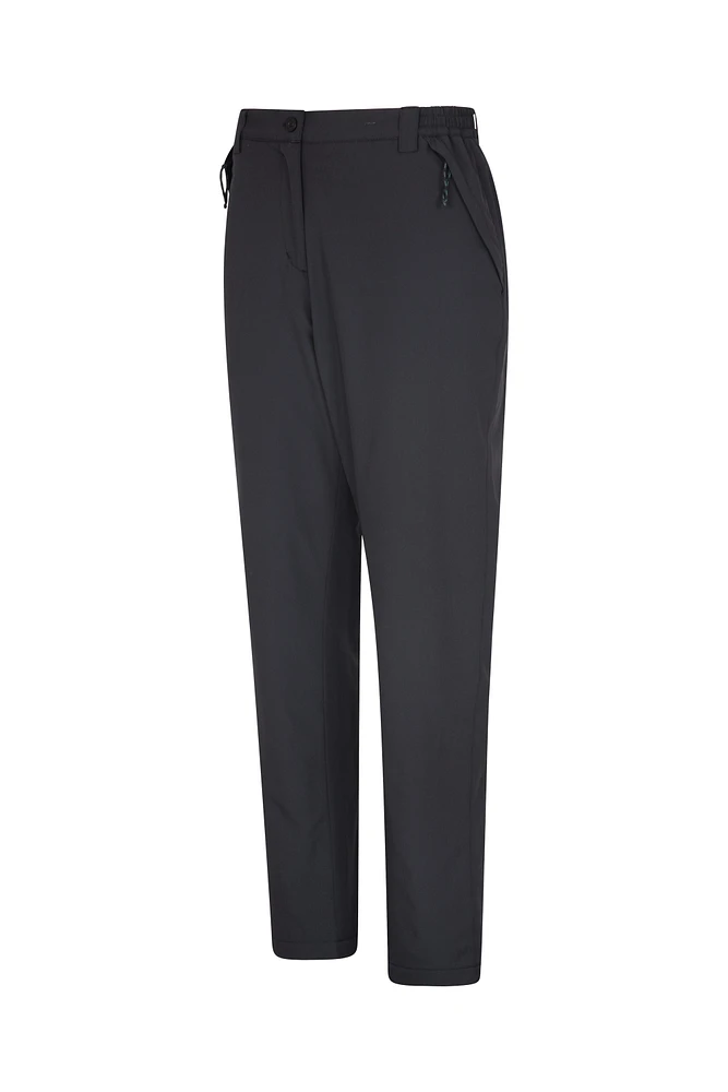 Arctic Fleece Lined Womens Stretch Pants - Short Length