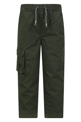 Pull Up Kids Jersey Lined Cargo Pants