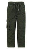 Pull Up Kids Jersey Lined Cargo Pants
