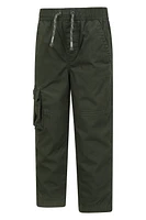 Pull Up Kids Jersey Lined Cargo Pants