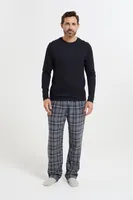 Mens Flannel Pajama Set