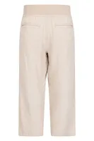 Skye Linen Blend Womens Capri Pants