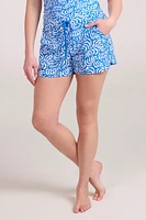 Patterned Womens Stretch Boardshorts - Short