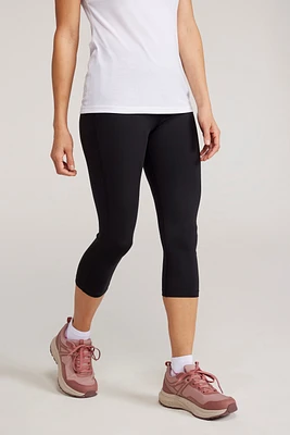 Blackout High-Waisted Womens Capri Leggings