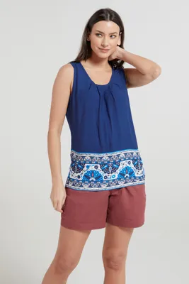 Orchid Printed Womens Tank Top
