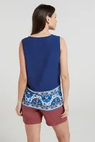 Orchid Printed Womens Tank Top