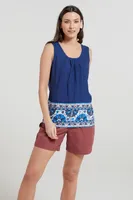 Orchid Printed Womens Tank Top
