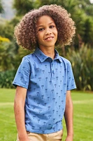 Printed Kids Polo Shirt