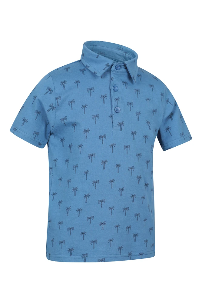 Printed Kids Polo Shirt