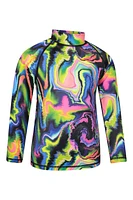 Long Sleeved Printed Kids Rash Guard