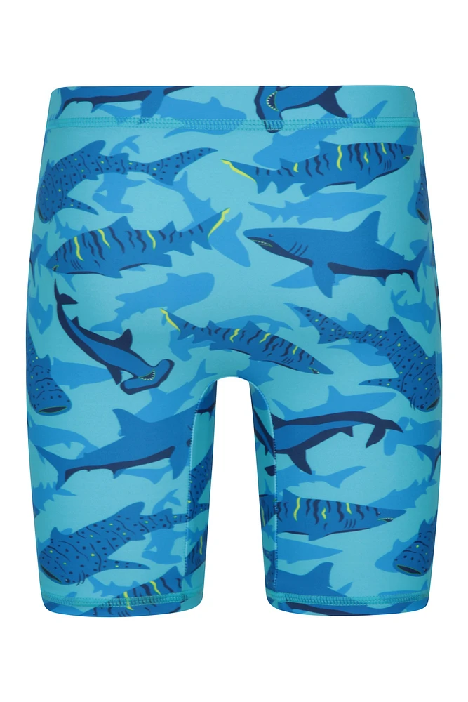 Printed Kids Rash Guard and Shorts