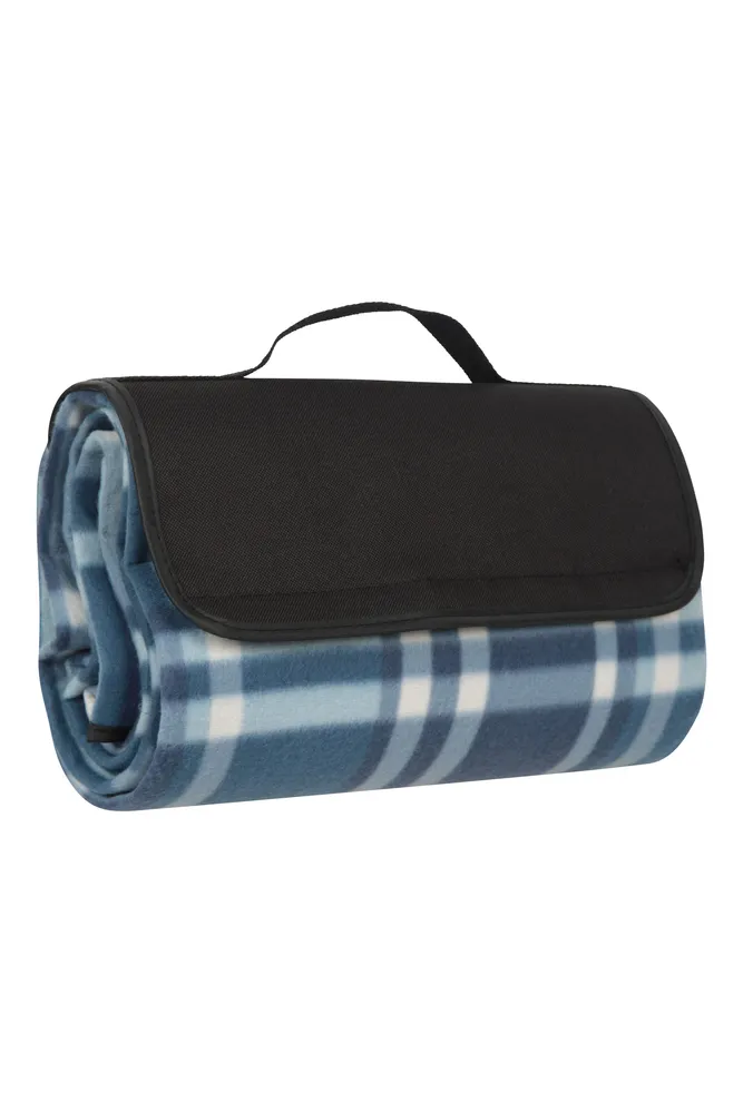 Patterned Fleece Picnic Mat - 120 x 140cm