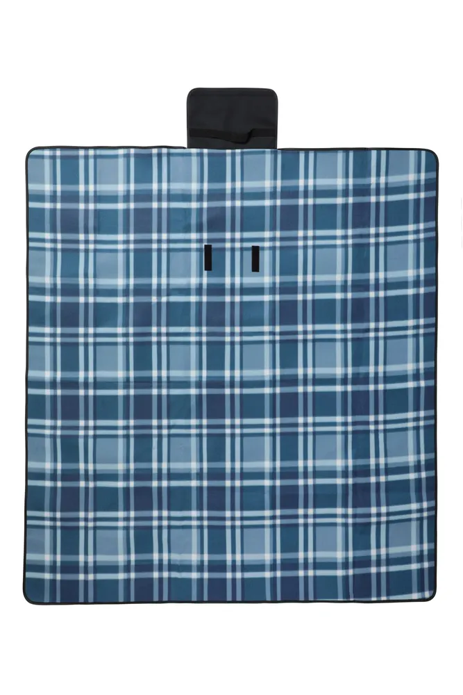 Patterned Fleece Picnic Mat - 120 x 140cm