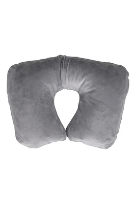 Easy Inflate Fleece Pillow