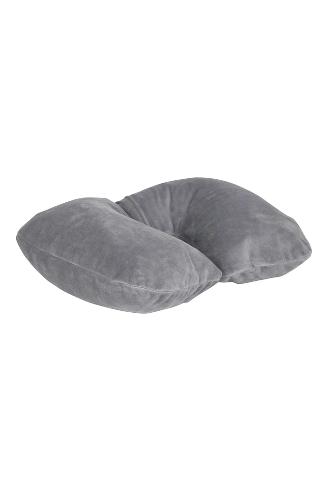 Easy Inflate Fleece Pillow