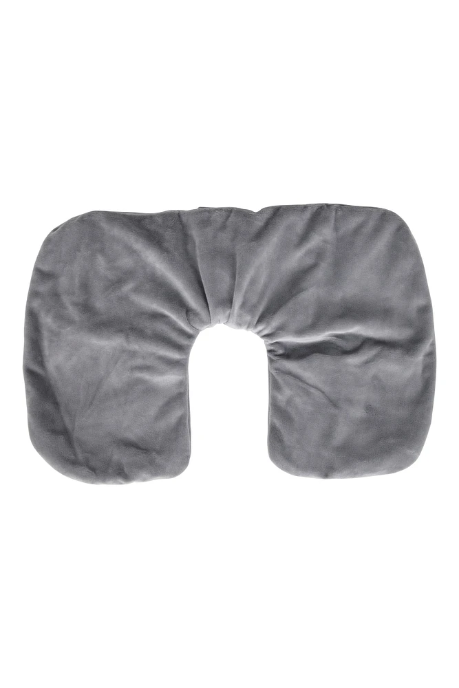 Easy Inflate Fleece Pillow