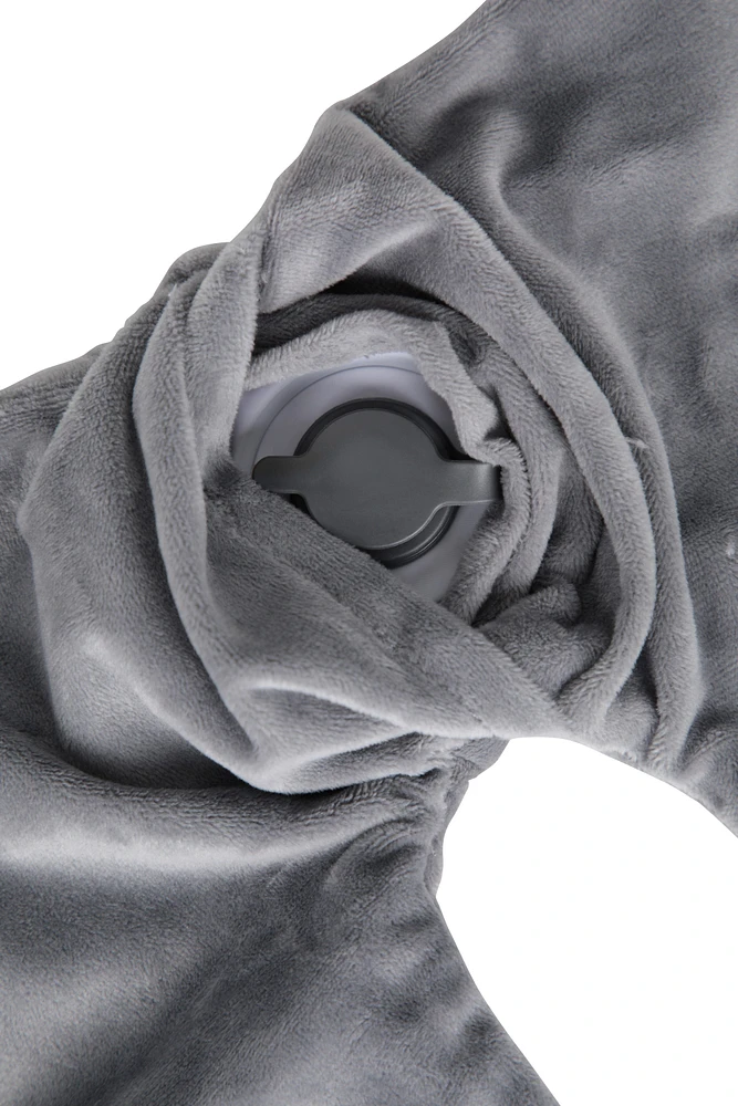 Easy Inflate Fleece Pillow