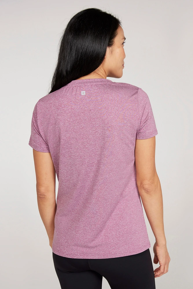 Vitality V Neck Womens Tee