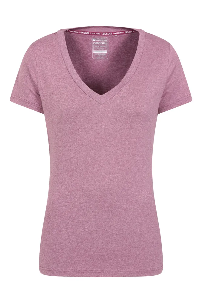 Vitality V Neck Womens Tee