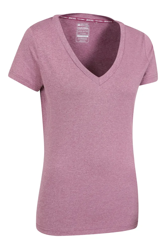 Vitality V Neck Womens Tee
