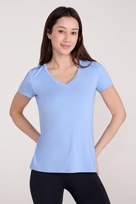 Vitality V Neck Womens Tee