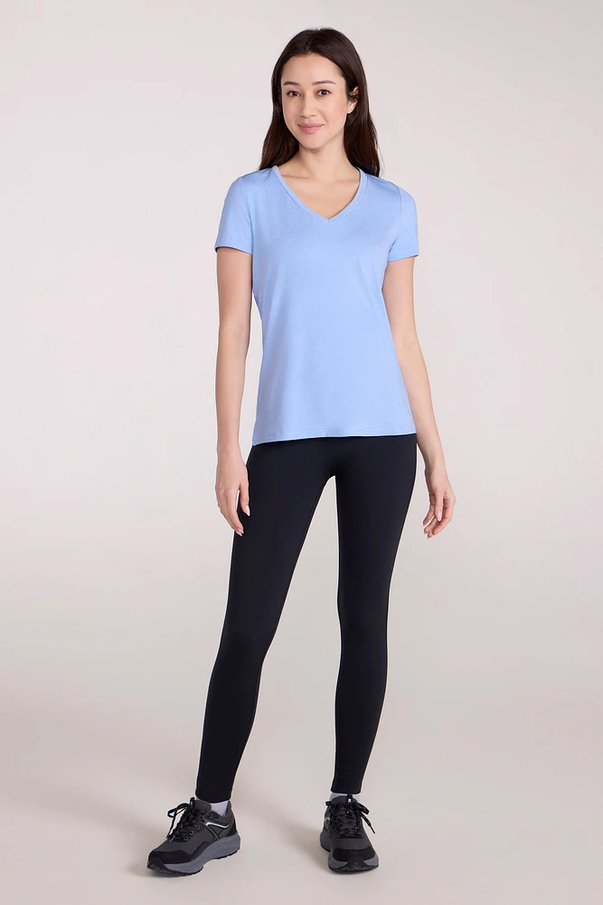 Vitality V Neck Womens Tee