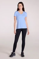Vitality V Neck Womens Tee