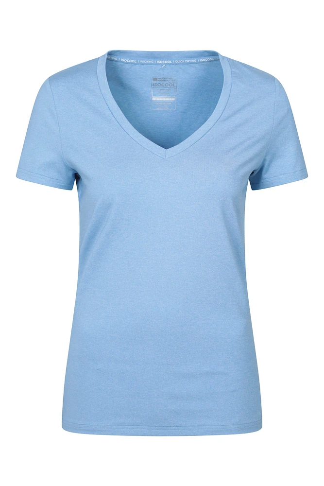 Vitality V Neck Womens Tee